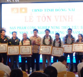 DANH SÁCH SAN PHẨM ĐƯỢC BÌNH CHỌN SẢN PHẨM CÔNG NGHIỆP NÔNG THÔN TIÊU BIỂU TỈNH ĐỒNG NAI NĂM 2016