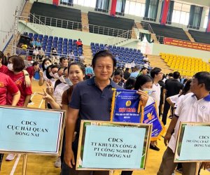 CĐCS  Trung tâm Khuyến công và Tư vấn Phát triển Công nghiệp tham gia Hội thao Công đoàn viên chức Tỉnh Đồng Nai năm 2022