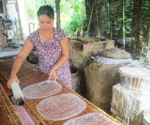 NGUY CƠ MAI MỘT NGHỀ TRÁNG BÁNH XÃ THẠNH PHÚ