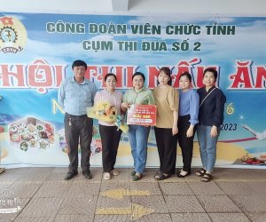 CĐCS Trung tâm Khuyến công và TVPTCN tham gia Hội thi nấu ăn kỷ niệm ngày Gia đình Việt Nam 28-6
